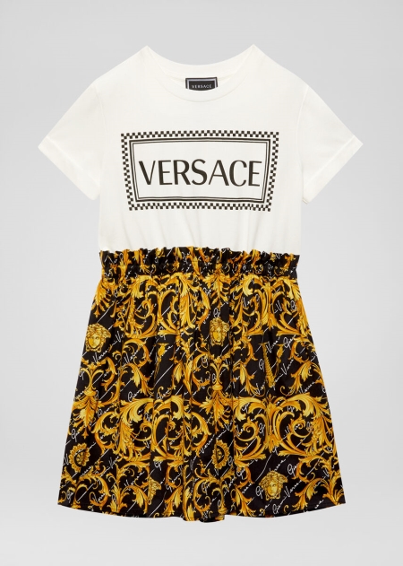 Rochie Versace Versace Barocco Signature Print Logo Fete | NJHILQD-91